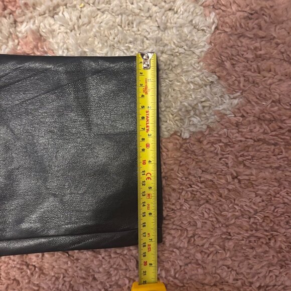 Aritzia Wilfred Womens Sz 4 The Melina Pant Vegan Leather Black #81518 HighWaist - Picture 9 of 9